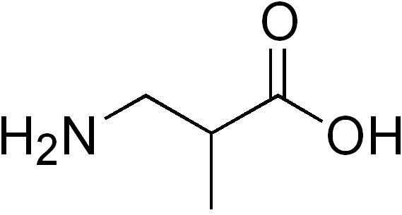 File:3-aminoisobutyric acid.png