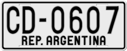 File:Matrícula automovilística Argentina 1985 CD-0607 Cuerpo Diplomático.jpg