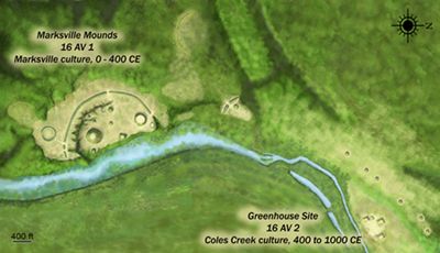 File:Marksville Mounds&Greenhouse Site HRoe 2017.jpg