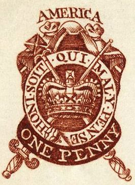 File:1765 one penny stamp.jpg