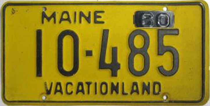 File:1960 Maine license plate.jpg