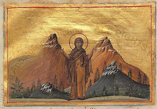 File:Saint Thecla (Menologion of Basil II).jpg