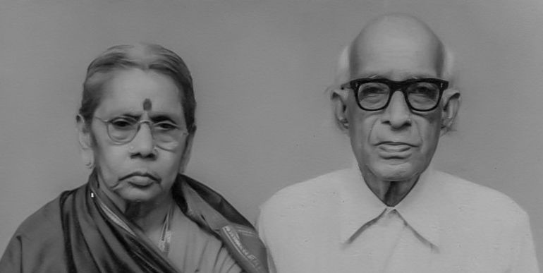 File:KV Krishna Iyer and his wife Chellamal.jpg