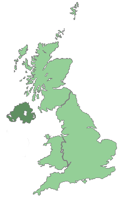 File:Uk map only northern ireland.png