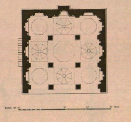 File:Plan of the Nau Gumbaz, Bijapur.png