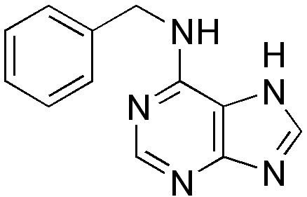 File:Benzylaminopurine.png