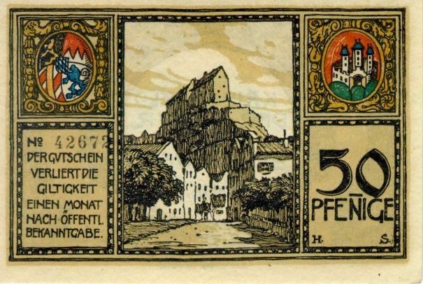 File:Notgeld Burghausen 1918 50 Pfennig Vorderseite.jpg