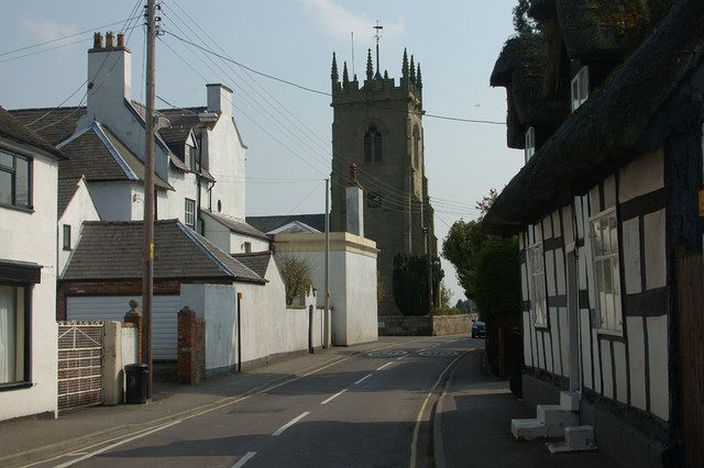 File:Shawbury parish church from the village centre.jpg