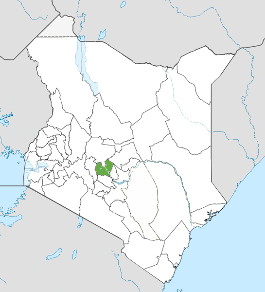 File:Nyeri County location map.png