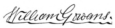 File:Signature of William Gowans.png