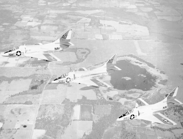 File:A-4B Skyhawks VA-44 in flight 1960s.jpg