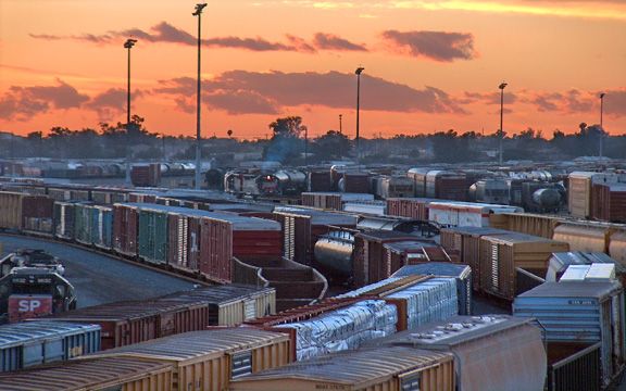 File:Boxcars, Rialto, California, Sunset.jpg