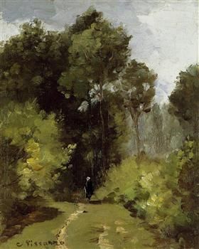 File:Pissarro - in-the-woods-1864.jpg