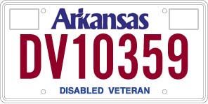 File:Arkansas Disabled Veteran license plate.jpg