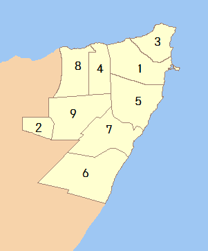 File:Regions of Puntland (Numbered).png