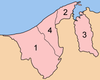 File:Brunei districts numbered.png