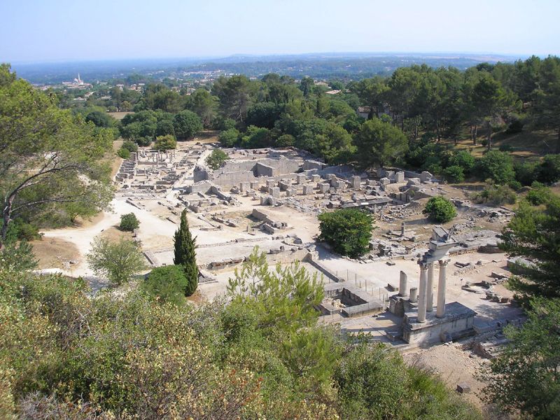 File:Site de Glanum Nord 2006-07-16.jpg