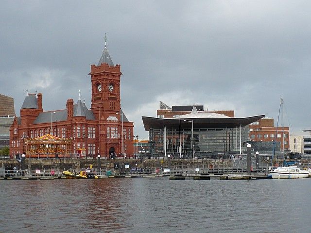 File:Pierhead Building and Senedd, Cardiff Bay.jpg