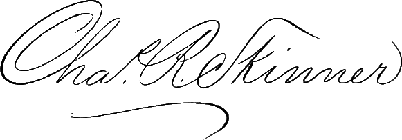 File:Signature of Charles Rufus Skinner (1844–1928).png