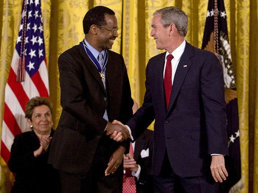 File:George W. Bush and Ben Carson.jpg