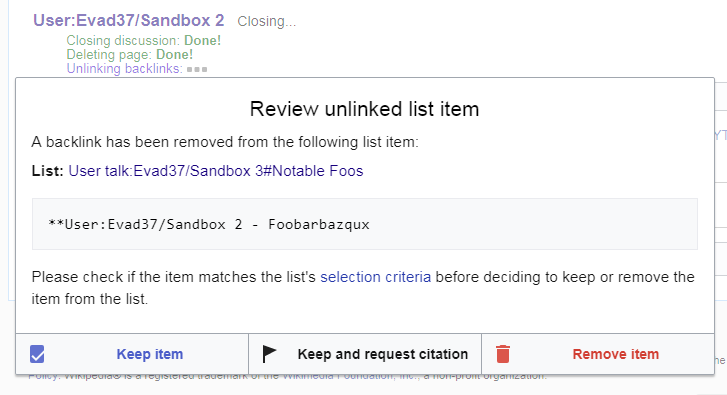 File:XFDcloser Review unlinked list item.png