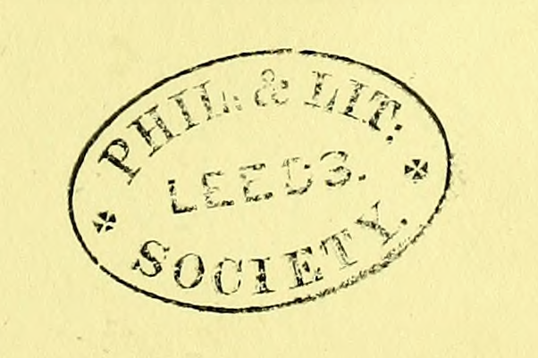 File:Phil and lit society Leeds book stamp.png