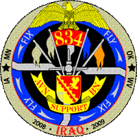 834th ASB Iraq deployment patch