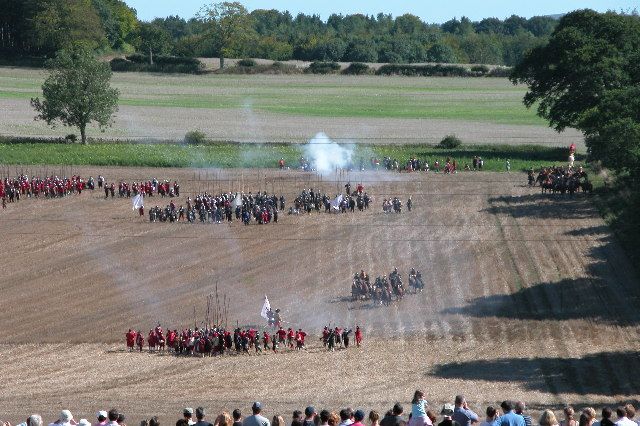 File:Re-enactment of the Battle of Cheriton.jpg