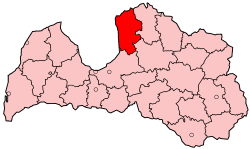 Location of Limbaži