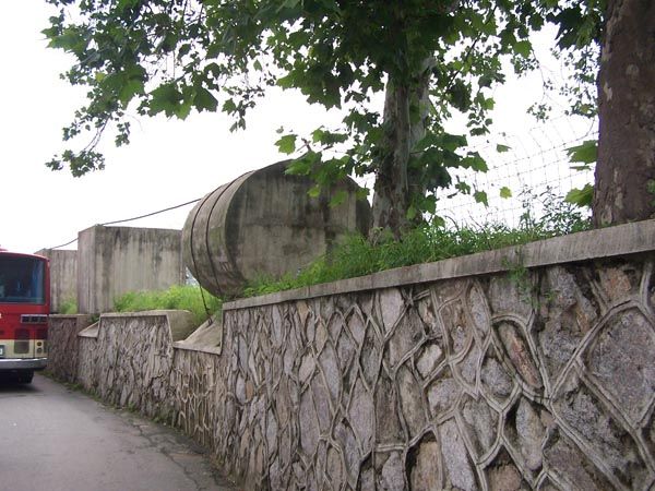 File:Cement road-block in DMZ north side.jpg