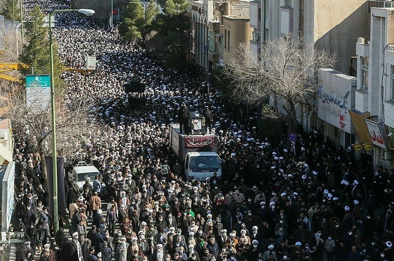 File:Golpaygani Funeral.jpg