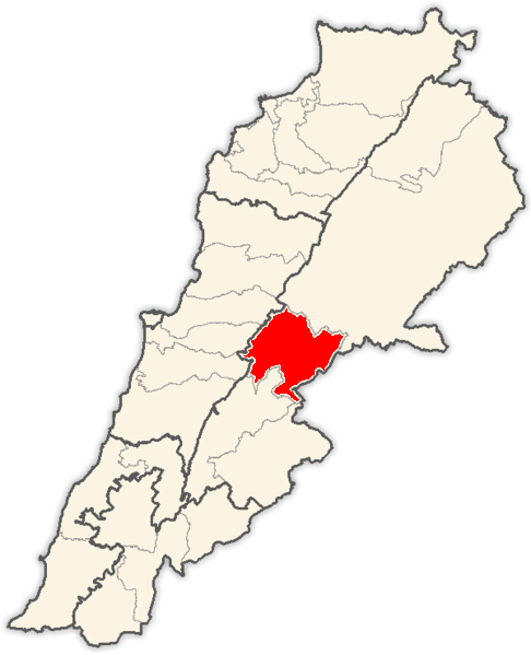 File:Lebanon districts Zahle.PNG