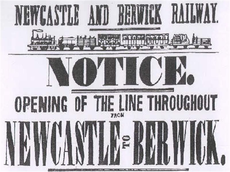 File:Newcastle and Berwick Railway opening notice.jpg