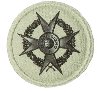 File:SANDF Qualification Chaplain Christian badge embossed.png