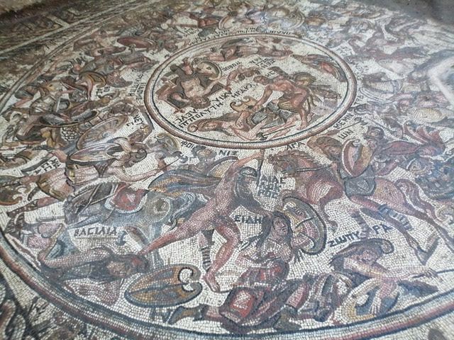 File:The Mosaic discovered in Al-Rastan, Syria.jpg