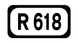 File:R618 Regional Route Shield Ireland.png