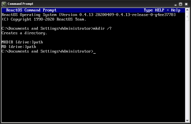 File:ReactOS-0.4.13 mkdir command 667x434.png