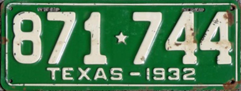 File:1932 Texas license plate 871*744.jpg