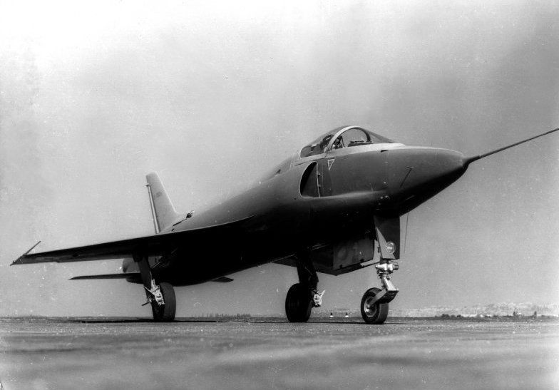 File:Breguet 1100 fighter on the ground c1958.jpg