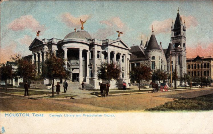 File:Carnegie Library, Houston, Texas (postcard).jpg