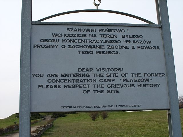 File:Płaszów memorial sign.jpg