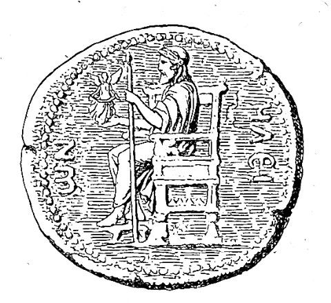 File:Zeus.in.Olympia.representation.on.coin.drawing.jpg