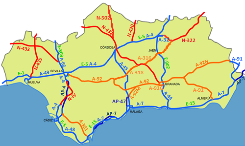 File:Carreteras en Andalucía.PNG