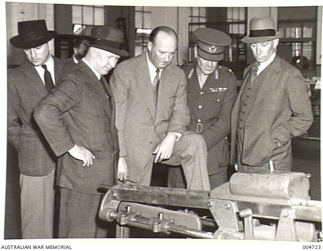 File:BRITISH SUPPLY MISSION. INSPECTION ORDNANCE FACTORY MARIBYRNONG.jpg