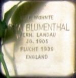 File:Cuxhaven Stolperstein Irma Blumenthal.jpg