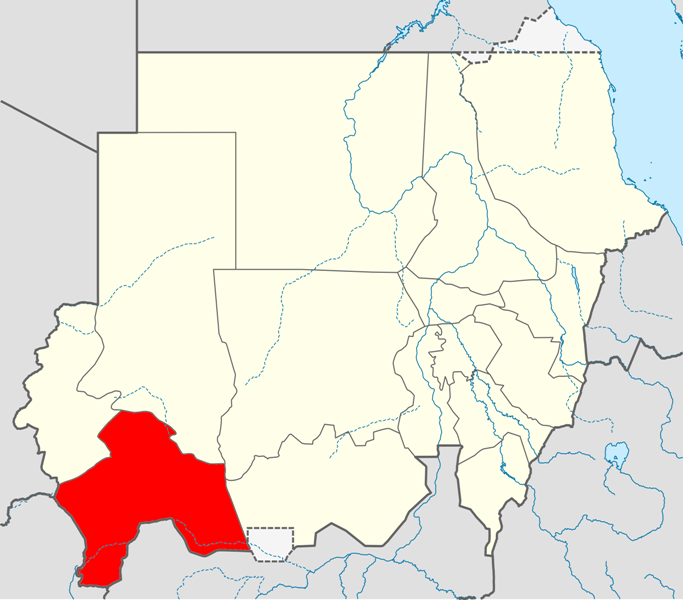 File:Locator map Sudan South Darfur.png