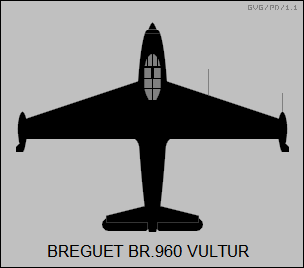 File:Breguet BR.960 Vultur top view silhouette.png