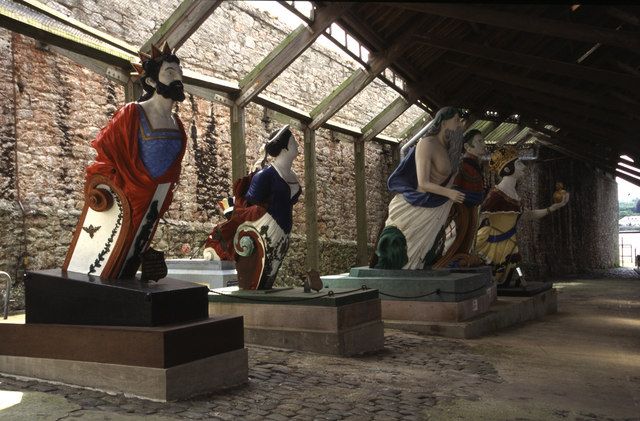 File:Devonport Dockyard - figureheads (geograph 3856679).jpg