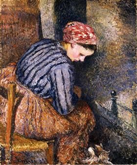 File:Pissarro - peasant-woman-warming-herself-1883.jpg