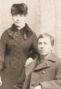 File:Laura and Almanzo Wilder 1885 retouched sepia.jpg